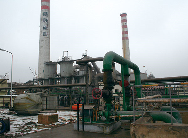 2007年，首批化工泵成功应用于威顿硫酸介质的输送